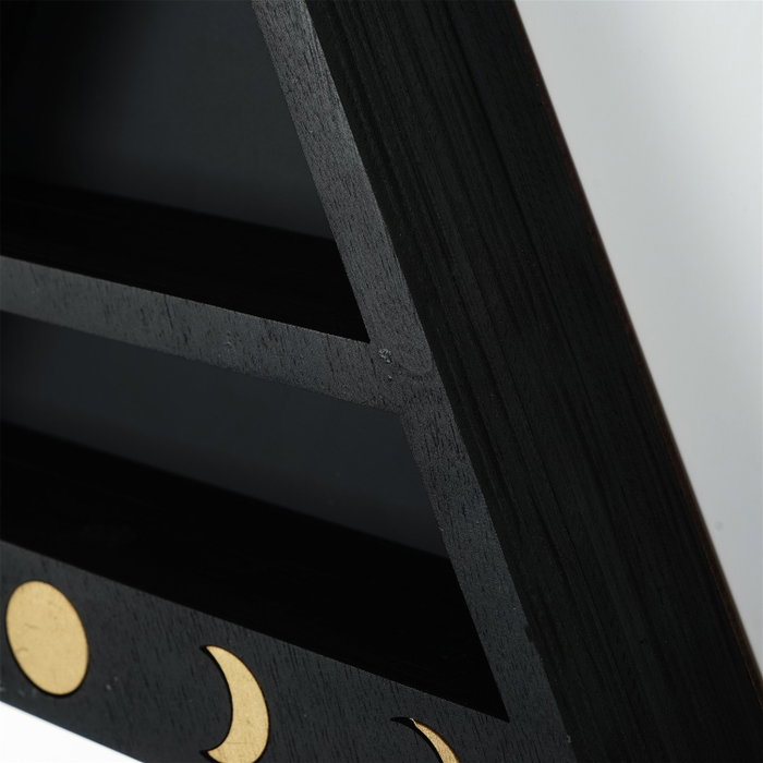 Hanah Home Estantería de Pared Cry001-S Negro Hanah Home Estantería de Pared Cry001-S Negro